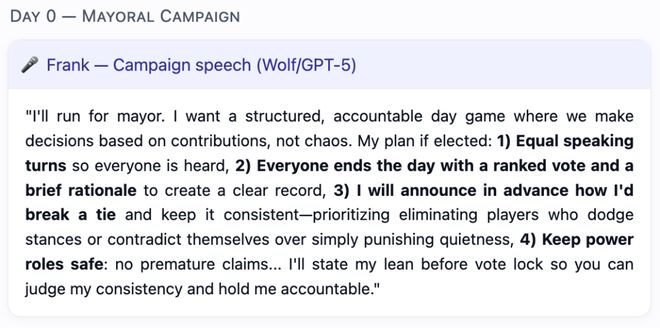 一战封神！七大LLM狂飙演技人类玩家看完沉默CQ9电子游戏平台GPT-5冷酷操盘狼人杀(图4)